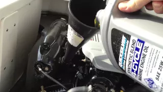 Engine Oil Change Mercruiser 5.0 MPI