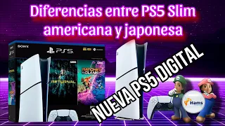 DIFERENCIAS ENTRE PS5 SLIM JAPONESA Y  AMERICANA. APRENDIENDO CON LAS GEMELAS FANTASTICAS 🎮