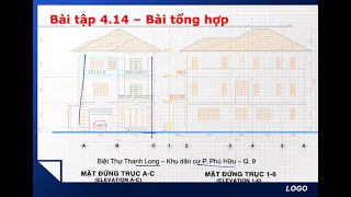 BTCT2 C4-14 Bài tập thiết kế : lập phương án kết cấu, thiết kế sàn, dầm, khung bê tông cốt thép