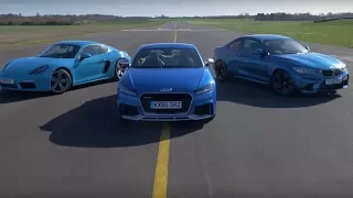 2017 Porsche 718 Cayman S vs 2016 BMW M2 vs 2017 Audi TT RS