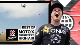 BEST OF Moto X QuarterPipe High Air | X Games California 2023