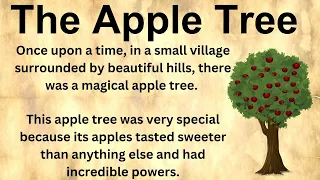 Learn English through Story Level 1 🚨The apple tree | Graded Reade| english stories with subtitles