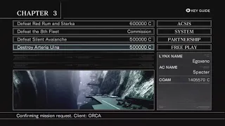 Armored Core FA: Rare ORCA Briefing