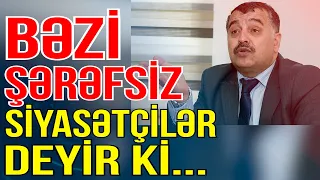 Üzeyir Cəfərovdan canlıda sərt sözlər-Bəzi şərəfsiz siyasətçilər deyir ki... - Media Turk TV