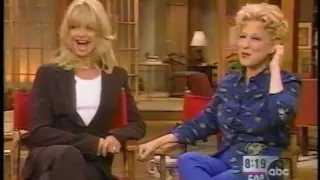 Bette Midler and Goldie Hawn - Good Morning America Interview 1996