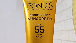 ponds serum boost spf 55 pa++  Sunscreen cream | RARA | affordable face cream for summers