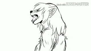 werewolf girl transformation my animation