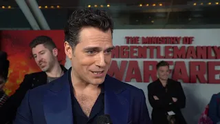 THE MINISTRY OF UNGENTLEMANLY WARFARE: Henry Cavill red carpet interview | ScreenSlam