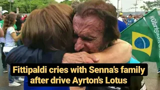 Fittipaldi CHORA após pilotar carro de Senna pela 1ª vez | ENTREVISTA EXCLUSIVA