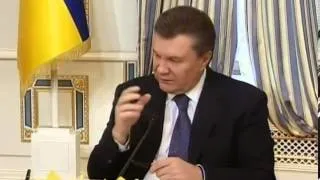 Виктор Янукович пообщался со студентами