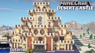 Minecraft Tutorial - How to Build a Large Desert Castle