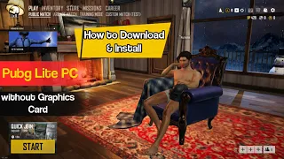 How to Download PUBG Lite on  Pc or Laptop 💻| 4gb Ram, Easy Steps, without Graphics Card. 🔥