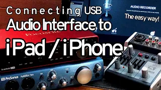 USB Audio Interface to iPad/iPhone- The easy way!