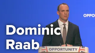 Dominic Raab, Secretary of State for Exiting the European Union - Conservative Party Conference 2018