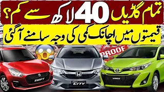 All cars price below 40 Lacs in Pakistan - Reason of sudden huge drops in car prices