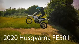 First ride on the 2020 Husqvarna FE501 - RAW AUDIO