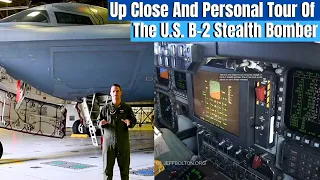 Take A Personal  Guided Tour Of The B2 Spirit Stealth Bomber. Including  Rare Cockpit Footage.