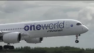 Finnair Oneworld Livery Airbus A350-900 OH-LWB Landing and Takeoff [NRT/RJAA]