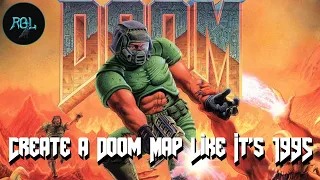 Creating DOOM Maps Like It's 1995 Using MS-DOS, BBS, DMapEdit| FreeDOS Mapping Level Editing DOSBox