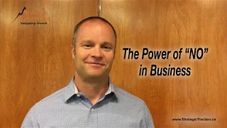 The Power of No in Business - Chris Jones, Strategic Traction