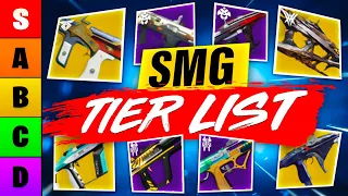 I Ranked Every SMG in a Tier List for PvP