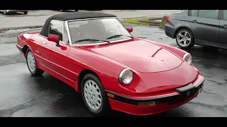 1988 Alfa Romeo Spider Quadrifoglio walk-around video