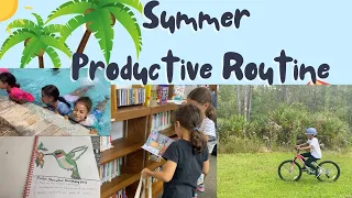 Productive Summer Schedule For Children