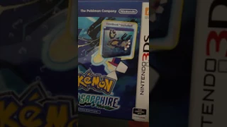 Pokemon alpha sapphire limited edition unboxing