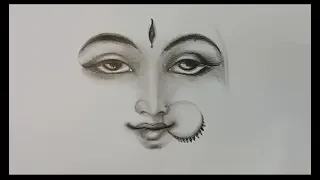 Sketch Devi Laxmi || How to Draw Laxmi Devi