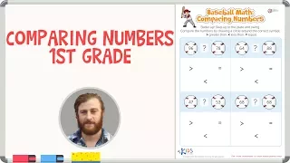 Comparing Numbers 1st Grade | Math Worksheets | Kids Academy