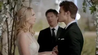 Stefan and Caroline wedding!! Vampire Diaries!!