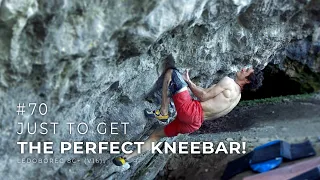 Adam Ondra #70: New 8C+ (V16) Ledoborec / Just to get the perfect kneebar!