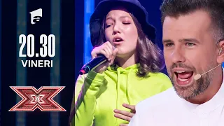 E mică, dar a avut un moment măreț! Vezi cum a cântat Carla Ioniță la X Factor!