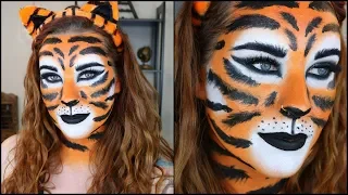 Tiger Halloween Makeup!