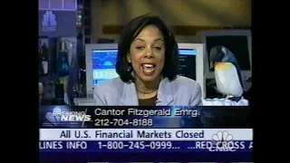 CNBC 9/11 BROADCAST DAY OF ATTACK SEPTEMBER 11TH 2001