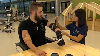 Afghanistan veteran debuts double arm transplant