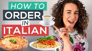 How to Order Food and Drinks in Italian 🇮🇹 FREE PDF [Italian for Beginners]