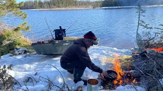 Exploring New Waters for Fishing & A Shore Lunch Cook Up - Spring Fishing In Newfoundland