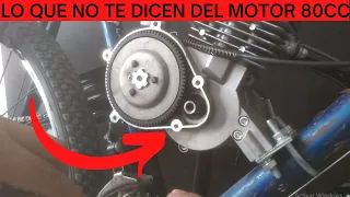 Lo que no te cuentan del motor 80cc para bicimoto fallas del clutch