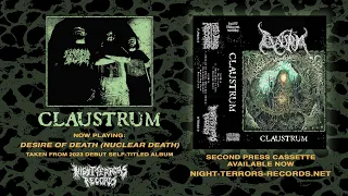 CLAUSTRUM "Desire of Death (Nuclear Death) (2023)