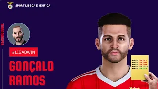 Gonçalo Ramos @TiagoDiasPES (PSG, SL Benfica)  Face + Stats | PES 2021