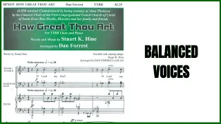 How Great Thou Art (TTBB) - Balanced Voices