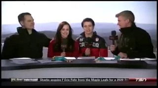 Tessa Virtue And Scott Moir - Interview - Olympic Gold Medalists