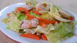 Hindi ko Akalain na Magiging Ganito Kasarap ang Repolyo | The Best Cabbage Recipe | Guisado Repolyo