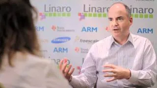 Linaro CEO George Grey at Linaro Connect