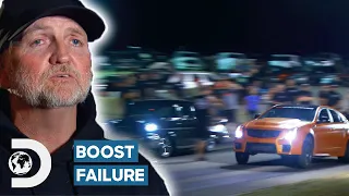 Jeff Lutz LOSES Big After Nitrous Booster Fails! | Street Outlaws