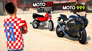 GTA V: MODS | TROQUEI UMA MOTO HUMILDE POR UMA SUPER MOTO DE RICO BMW S1000🔥