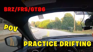 POV Practicing Drifting my FRS (BRZ/FRS/GT86)