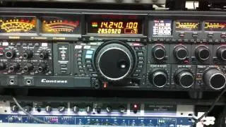 YAESU FTDX-9000 JE1RXJ on 20m 5x9 VE3NGW HAM RADIO