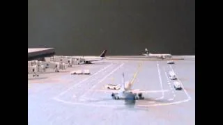 Home Made Model Airport Stop Motion Scale 1:400